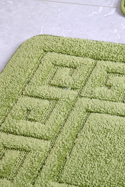 Confetti Ethnic 50x60 cm BQ Green Bath Rug