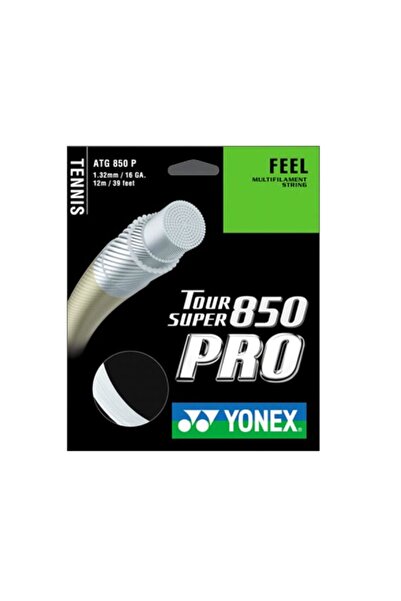 YONEX Unisex Tenis Kordajı - Tour Super 850 Pro 1.32 12M Multifilament - SS85...