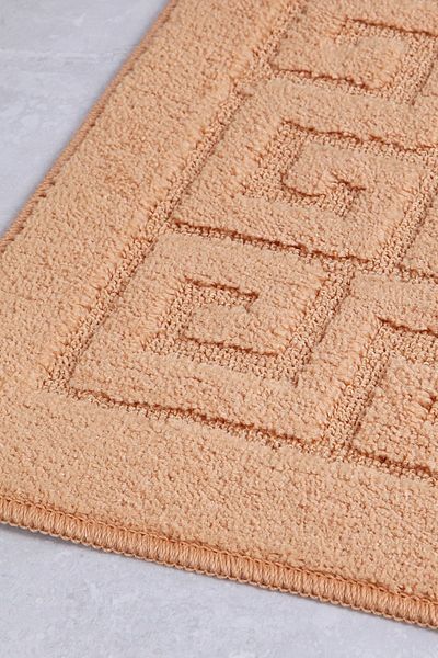 Confetti Ethnic Salmon Bath Rug