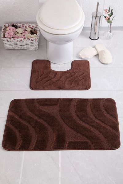 Confetti Symphony 50x80 40x50 cm PS Brown Bath Rug
