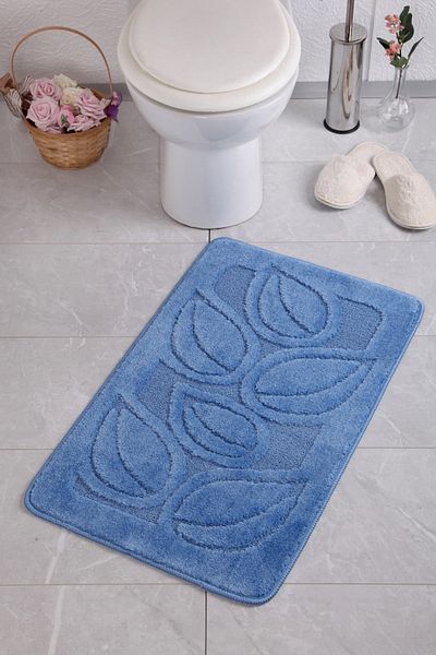 Confetti Flora 50X80 Blue Bath Rug