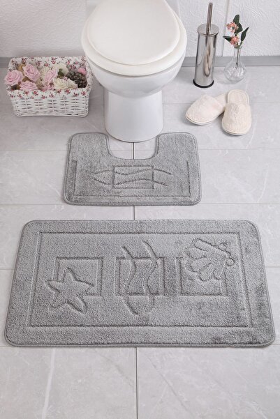 Confetti Μαρινάρικο χαλί μπάνιου PS Platin 50x80 40x50 εκ.