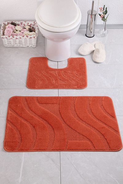Confetti Symphony 50x80 40x50 Cm Ginger Bath Rug - Ps