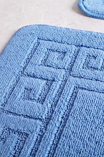 Confetti Ethnic 60X100 Blue Bath Rug
