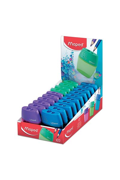 Maped Shaker Double Hole Pencil Sharpener (20 Pack)3154145347555
