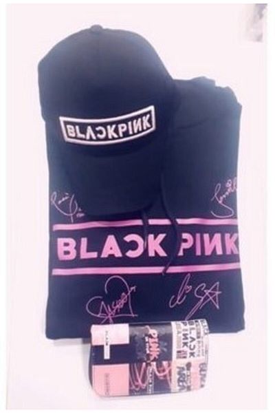 GC GÖKHAN CLUB Комбинация от унисекс суитчър с шапка и портфейл Blackpink