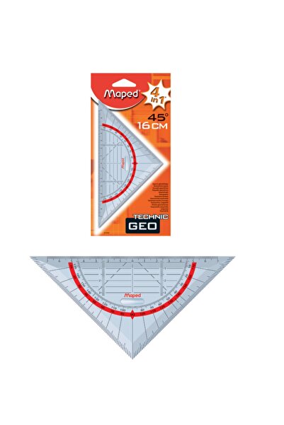 Maped Geometric Gönye 16cm 45 Derece Hipotenüs 3154142777379