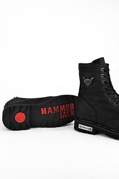 Hammer Jack Ανδρικά μαύρα μποτάκια 10218505 -μ