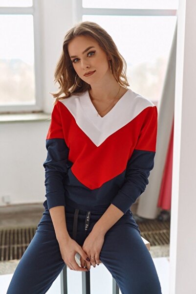 fasardi Kadın Çok Renkli Eşofman Takımı