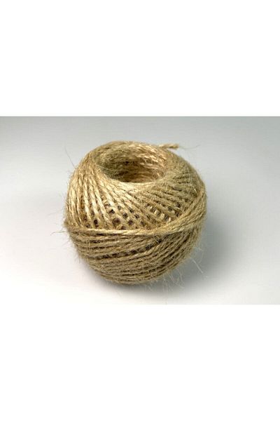 ideacorp 100 Gr Jute Thread-Single Jute Thread, Straw Thread, Whip Thread, Natural Thread, Sack Thread