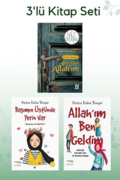 Hayykitap Yayınları Affet Beni Allah’ım +başımın Üstünde Yerin Var + Allah’ım...