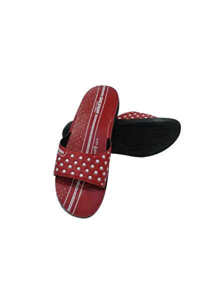 GEZER Ge069-10 Women's Red Thin Sole Daily Walking Slippers
