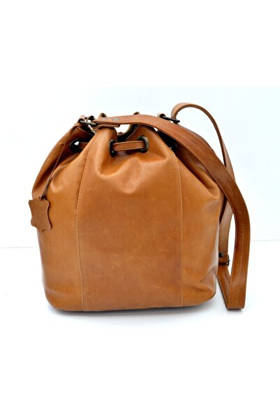 Veskemann Τσάντα Gunn Big Bag από γνήσιο δέρμα Messenger