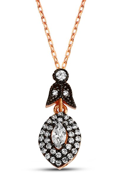 Argentum Concept 925 Ayar Gümüş Elmas Kesim Kolye