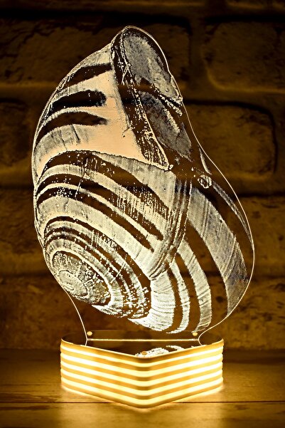 Hediye Kovanı مصباح الحلزون، مصباح LED ثلاثي الأبعاد