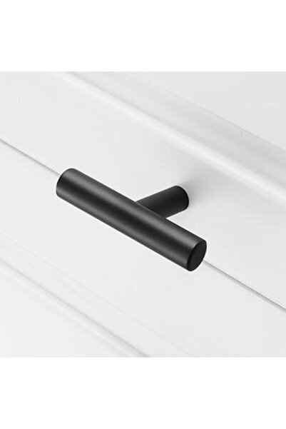Genel Markalar Luxuryxarch Rayne Mat Siyah T Bar Düğme Kulp 50 Mm - Mobilya K...