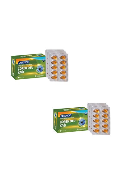 Osende Çörek Otu Yağı 30 Kapsül X2 Adet