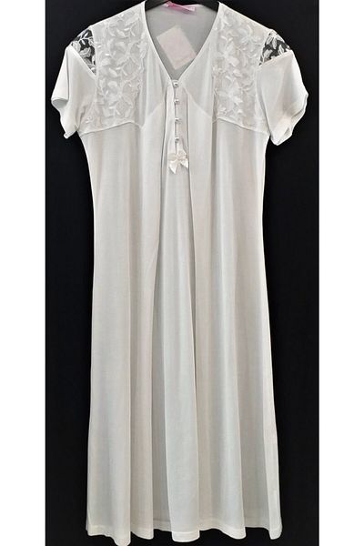 Marilyn Pijama Νυχτικό εγκυμοσύνης εκρού