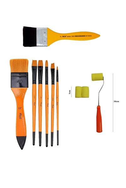 Rich رقم: 8 مجموعة فرشاة أرضية مختلطة