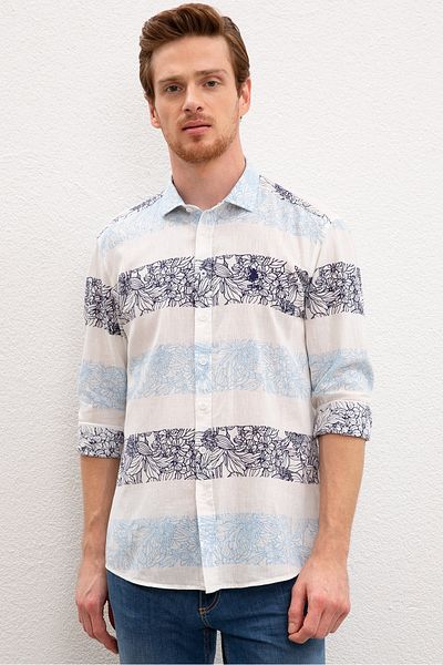 U.S. Polo Assn. Мъжка синя риза