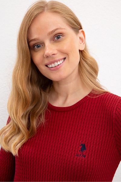 U.S. Polo Assn. Red Women's Sweater