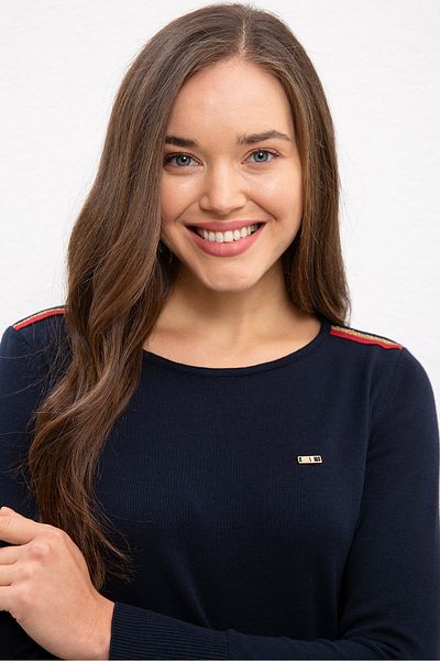 U.S. Polo Assn. Pulover de damă bleumarin