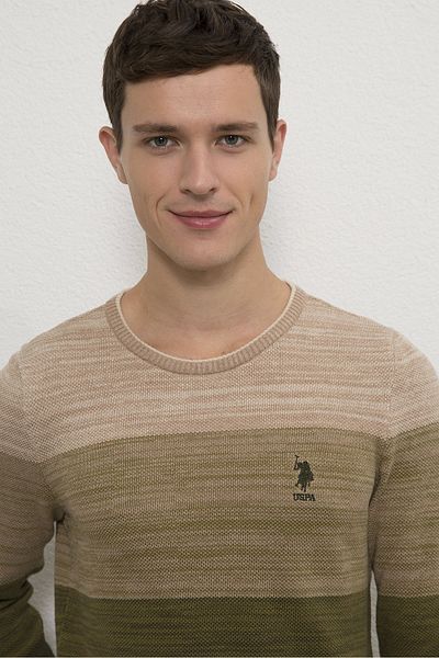 U.S. Polo Assn. Men's Green Sweater