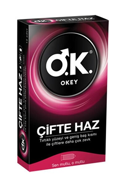 Okey Prezervatif Çifte Haz 10'lu