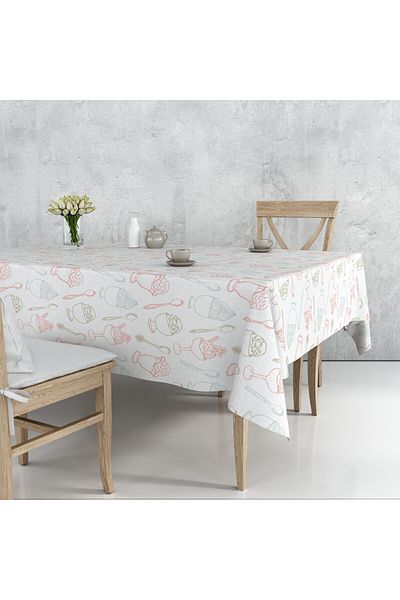 Pilloveland Față de masă Inghetata Motivata 140*180 Cm Tesuta In piele întoarsă