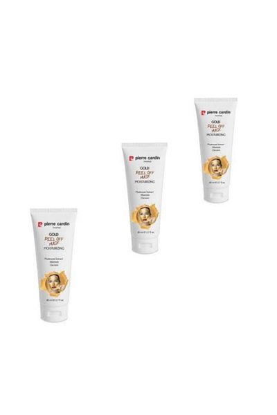 Pierre Cardin 3 Pieces Peel Off Moisturizing Peel-Off Gold Mask 80 Ml
