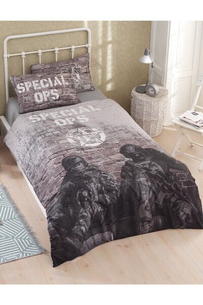 CHARLOTTE Special Ops Tek Kişilik Genç Nevresim Takımı