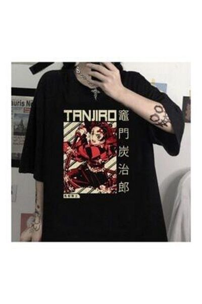 GC GÖKHAN CLUB Anime: Unisex T-shirt Tanjiro