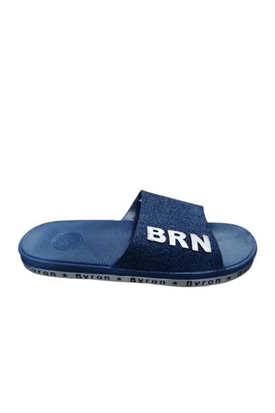 Byron Brn B050-10 Ανδρικές παντόφλες για περπάτημα, αντιολισθητική σόλα σε μπλε Navy Μπλε, Θάλασσα στην παραλία