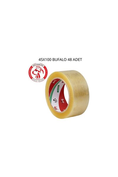 Ve-ge Ve-ge Duct Tape Buffalo 45x100 Transparent 48 Pieces