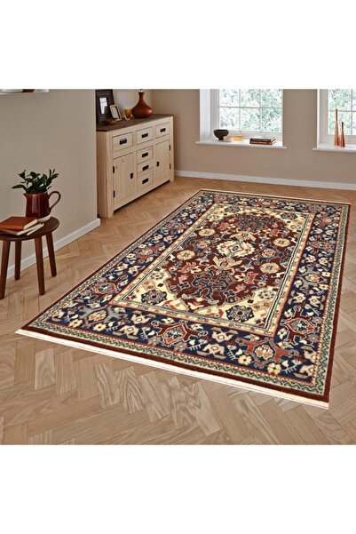 GizHome Süper Lilihan Etnik Desenli Yün Halı 2062 R