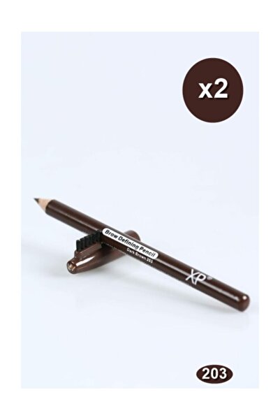 XP Kaş Kalemi 203 Koyu Kahve 2'li