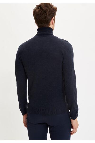DeFacto Slim Fit Balıkçı Yaka Triko Kazak