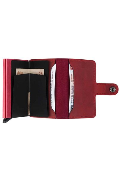 WalSmart Mini Crazy Leather Wallet with Smart Mechanism
