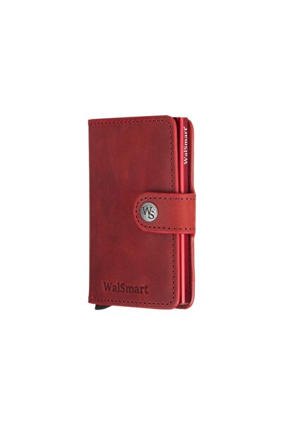 WalSmart Mini Crazy Leather Wallet with Smart Mechanism