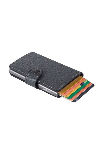 WalSmart Mini New Safiano Leather Wallet with Smart Mechanism
