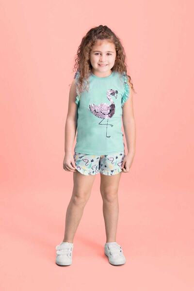 ROLY POLY Payet Pelican Mint Зелений комплект шортів для дівчаток