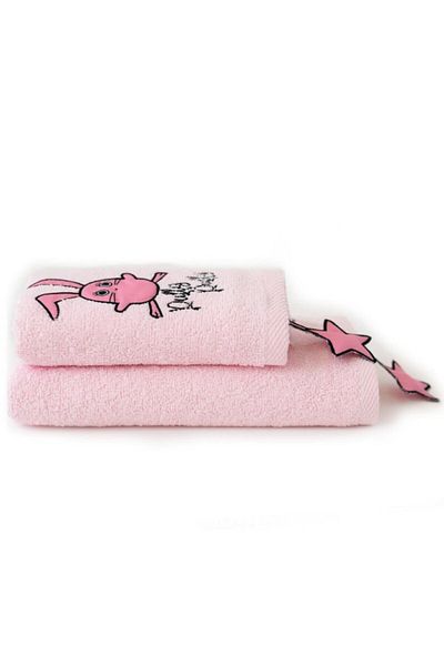 Milk & Moo 2er-Set Handtücher und Glöckchen für Kinder