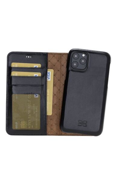 Bouletta Mw F360 Deri Telefon Kılıfı Iphone 11 Pro Rst1 Siyah Rfıd