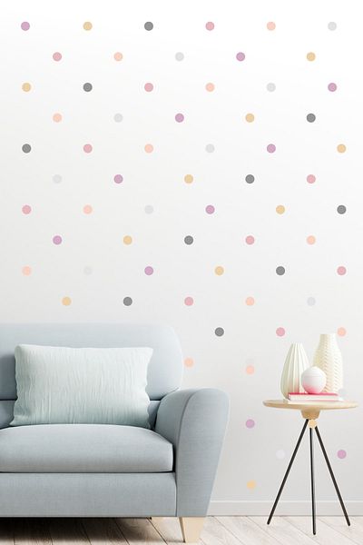 ENGINPRINT 288 Pieces 25mm Soft Color Tones Specially Cut Stickers