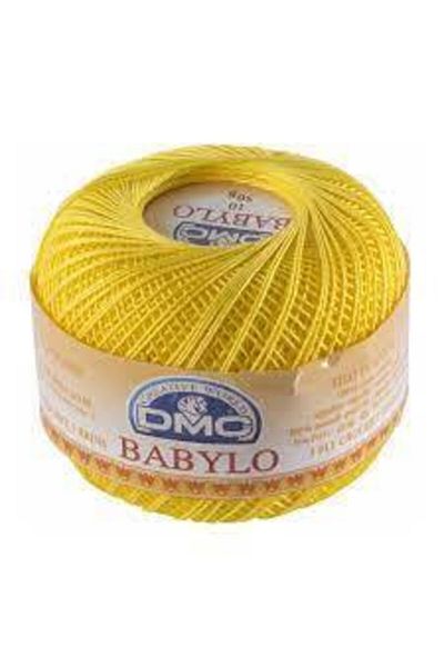Dmc Yellow Babylo Mercerized Crochet and Knitting Rope