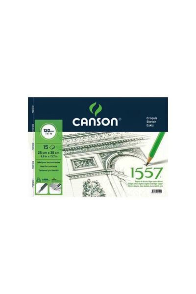 Canson 1557 120gr.15yp.25x35 Sketchbook