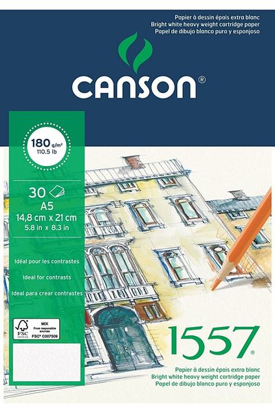 Canson 1557 180gr20pA5 Sketchbook