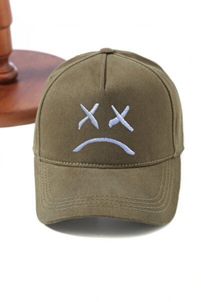 ŞapkaMania Sad Smile Cap - Relaxed Fit