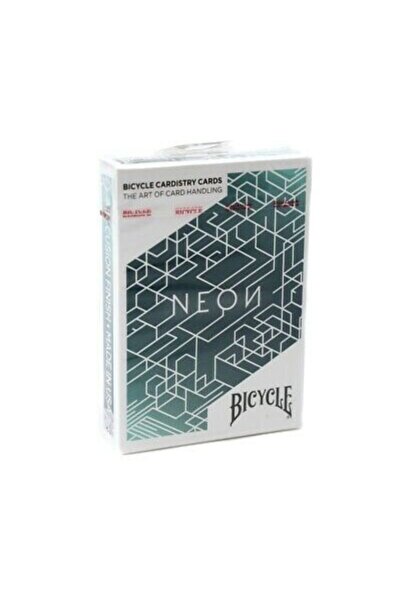 Bicycle بطاقات ألعاب نيون كارديستري، بطاقات ورقية مميزة
