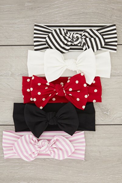 Babygiz مجموعة أربطة شعر باندانا مصنوعة يدويًا من القطن الناعم بطبقة مزدوجة م...